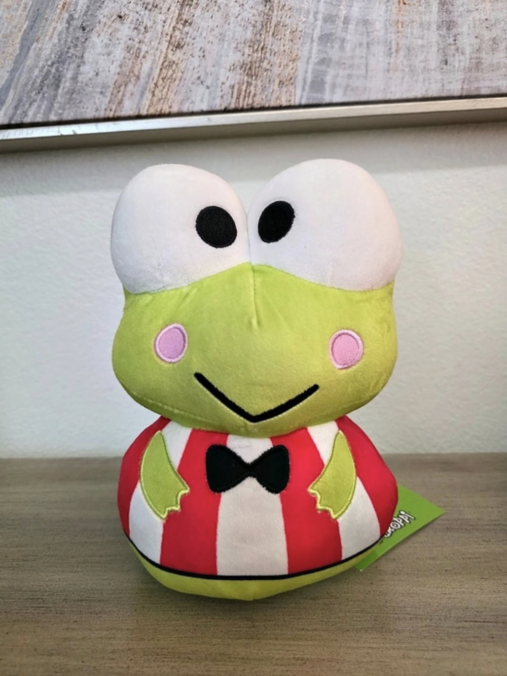 Sanrio Keroppi frog plush Toy Green Red NWT